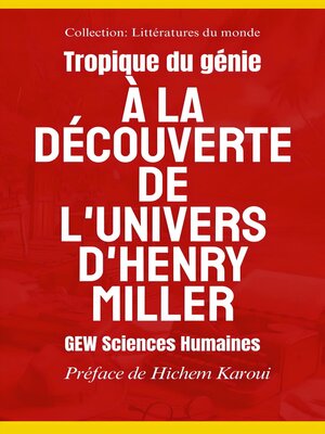 cover image of Tropique du génie